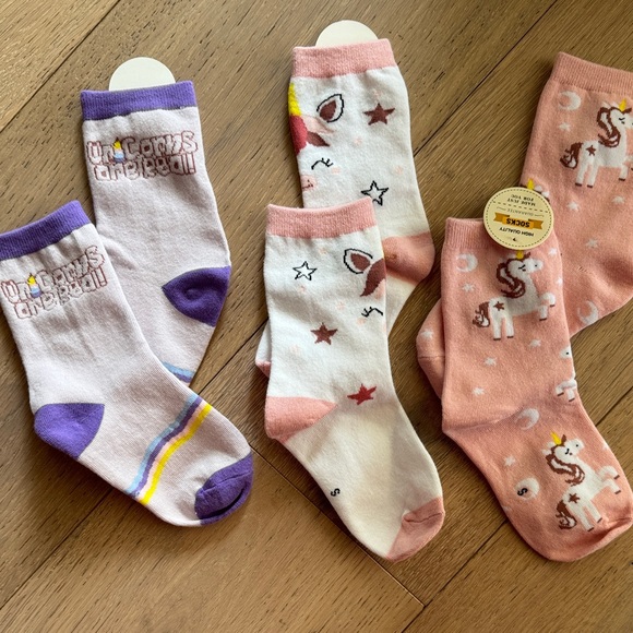 Unicorn Socks Set - Picture 3 of 3
